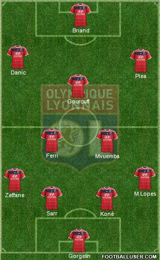 Olympique Lyonnais Formation 2013
