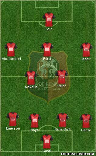 Stade Rennais Football Club Formation 2013