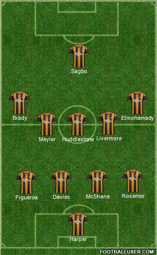 Hull City Formation 2013