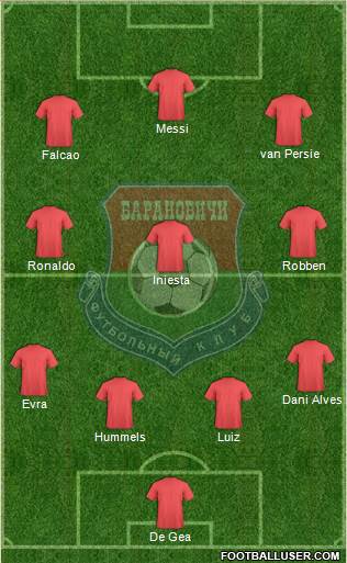 FC Baranovichi Formation 2013