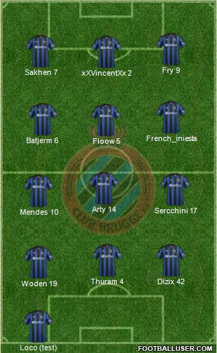 Club Brugge KV Formation 2013
