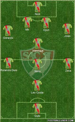Salgueiro AC Formation 2013