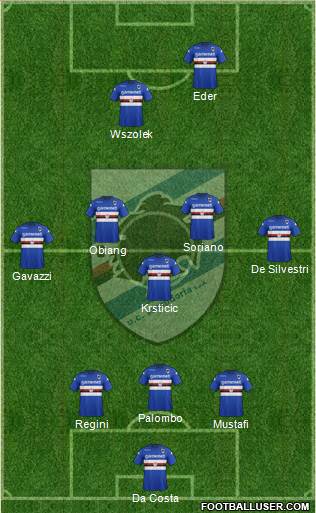Sampdoria Formation 2013