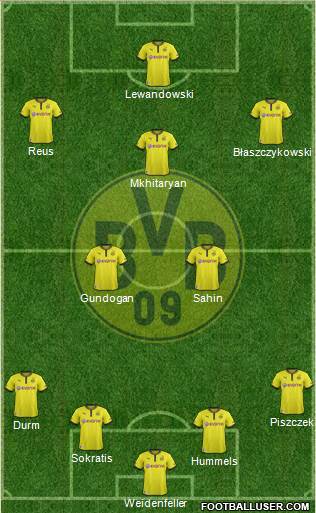 Borussia Dortmund Formation 2013