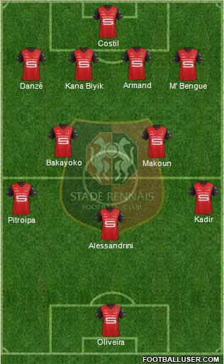 Stade Rennais Football Club Formation 2013