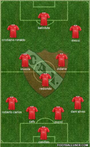 Independiente Formation 2013