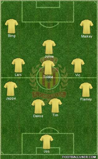 Yellow Red KV Mechelen Formation 2013