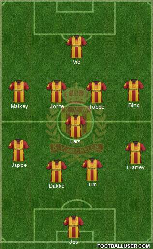 Yellow Red KV Mechelen Formation 2013