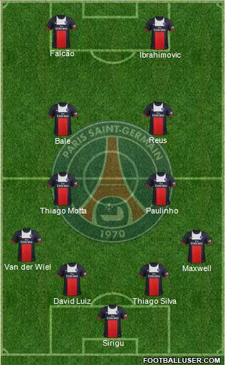 Paris Saint-Germain Formation 2013