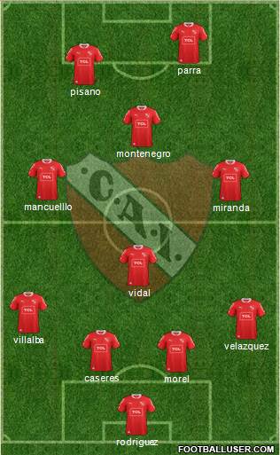 Independiente Formation 2013