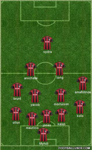 West Bromwich Albion Formation 2013