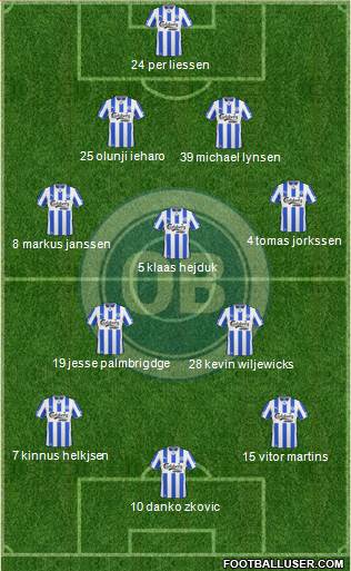 Odense Boldklub Formation 2013