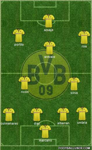 Borussia Dortmund Formation 2013
