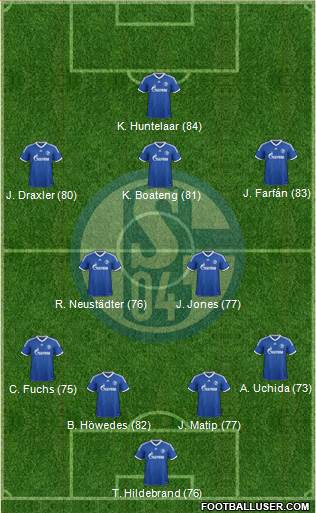 FC Schalke 04 Formation 2013