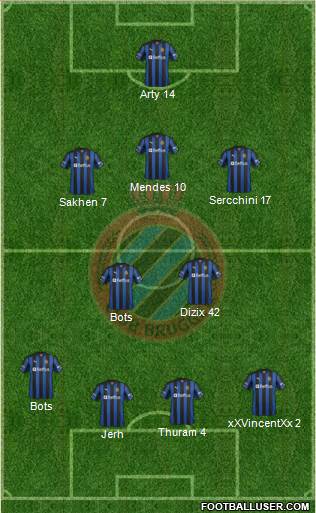 Club Brugge KV Formation 2013