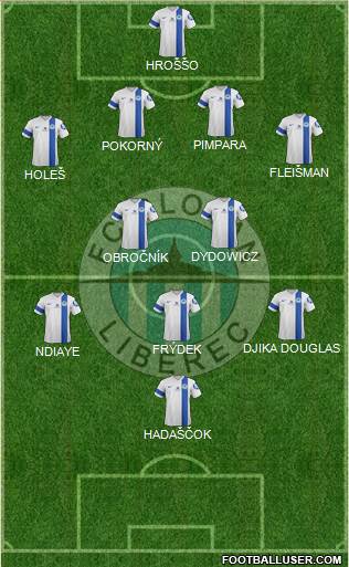 Slovan Liberec Formation 2013
