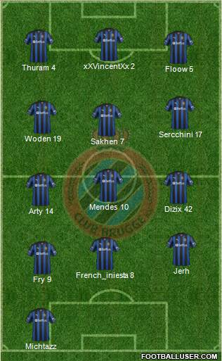 Club Brugge KV Formation 2013