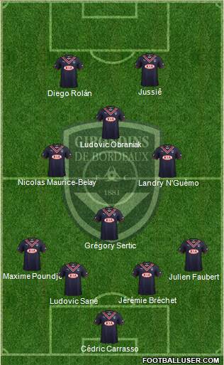 FC Girondins de Bordeaux Formation 2013