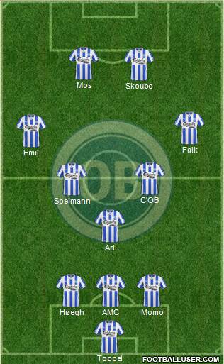 Odense Boldklub Formation 2013