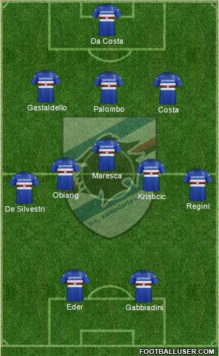 Sampdoria Formation 2013