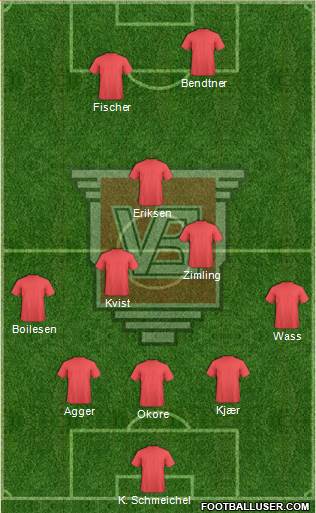 Vejle Boldklub Formation 2013