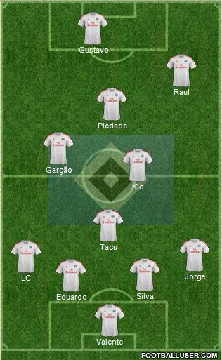 Hamburger SV Formation 2013