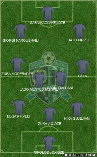 Dinamo Tbilisi Formation 2013