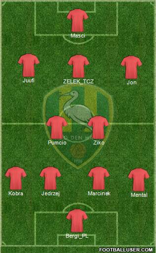 ADO Den Haag Formation 2013