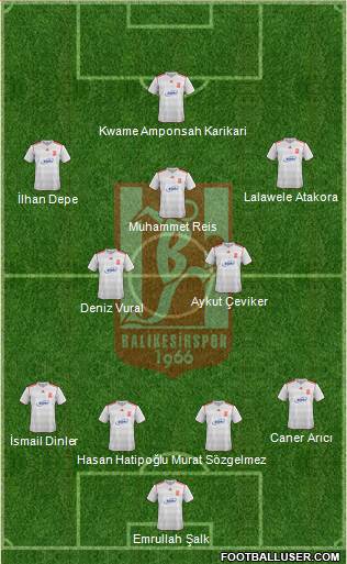 Balikesirspor Formation 2013