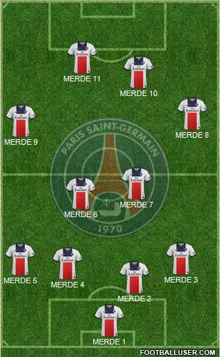 Paris Saint-Germain Formation 2013