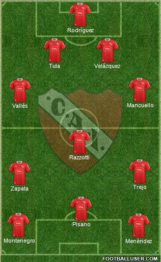 Independiente Formation 2013