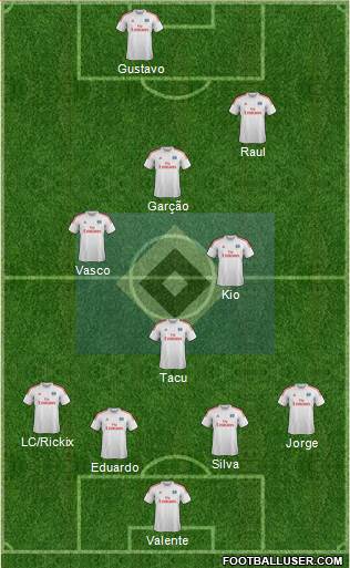 Hamburger SV Formation 2013