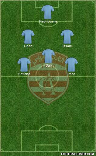 Club Africain Tunis Formation 2013