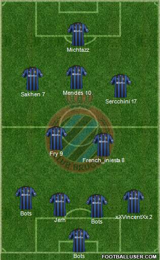 Club Brugge KV Formation 2013