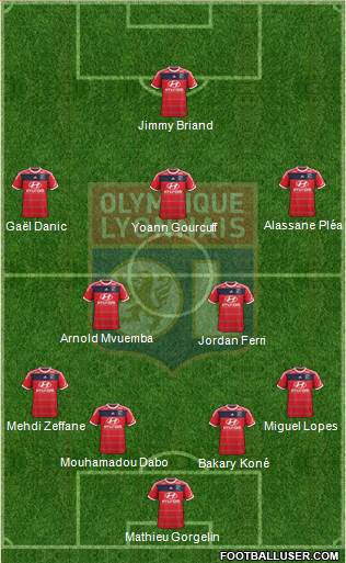 Olympique Lyonnais Formation 2013