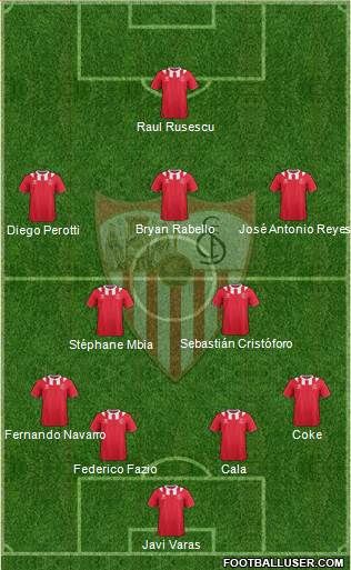 Sevilla F.C., S.A.D. Formation 2013