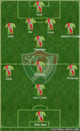Salgueiro AC Formation 2013