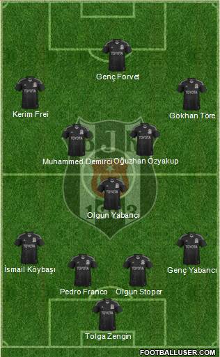 Besiktas JK Formation 2013