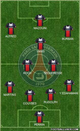 Paris Saint-Germain Formation 2013