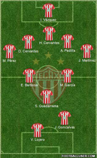 Club Deportivo Necaxa Formation 2013