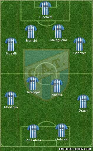 Atlético Tucumán Formation 2013