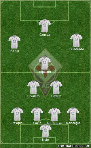 Fiorentina Formation 2013