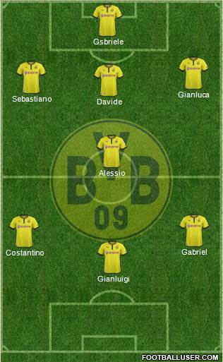 Borussia Dortmund Formation 2013