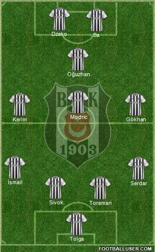 Besiktas JK Formation 2013