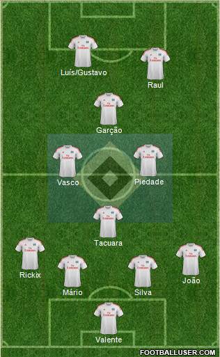 Hamburger SV Formation 2013