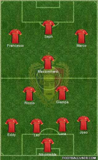 Belgium Formation 2013