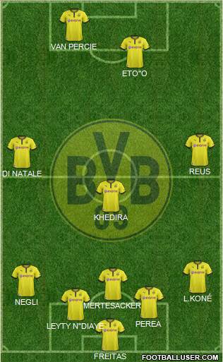 Borussia Dortmund Formation 2013