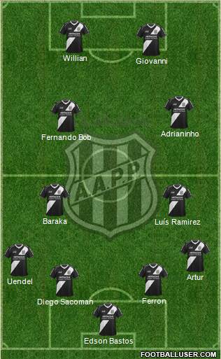 AA Ponte Preta Formation 2013