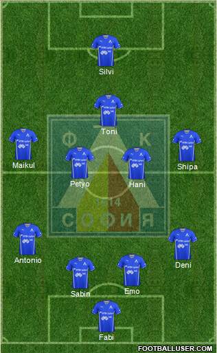 Levski (Sofia) Formation 2013