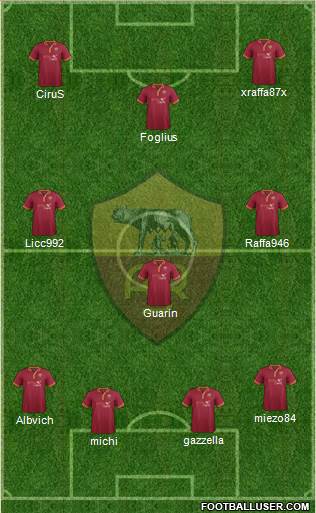 AS Roma Formation 2013